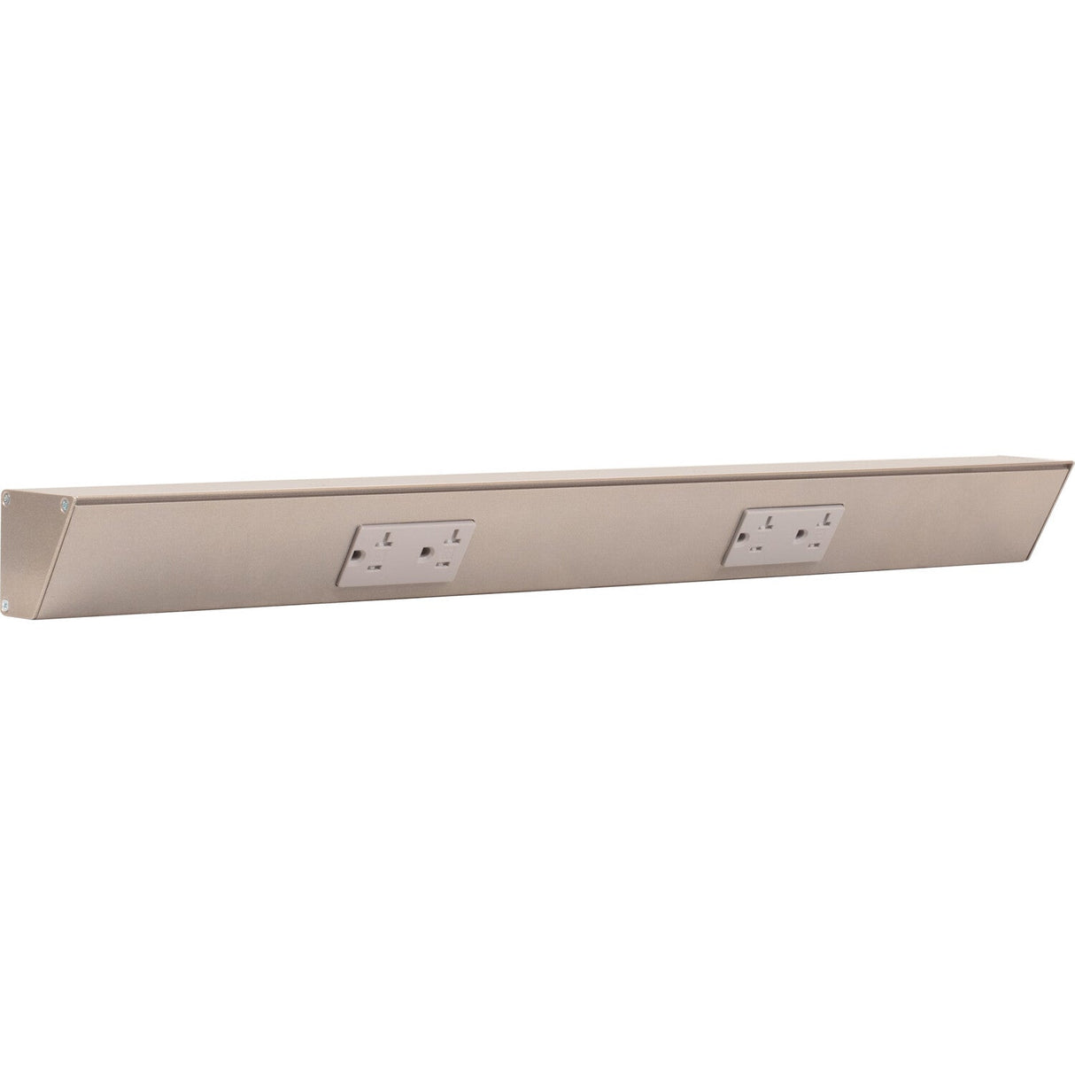 Task Lighting TR24-2GD-P-SN satin nickel angle power strip