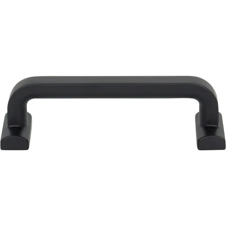 Top Knobs TK3162BLK Harrison 3 3/4" Center to Center Bar Pull Flat Black