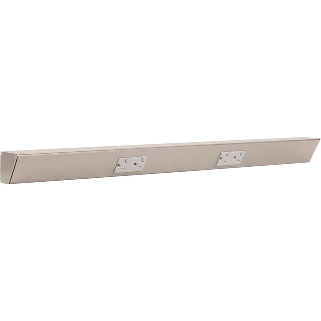 Task Lighting TR30-2GD-P-SN satin nickel angle power strip