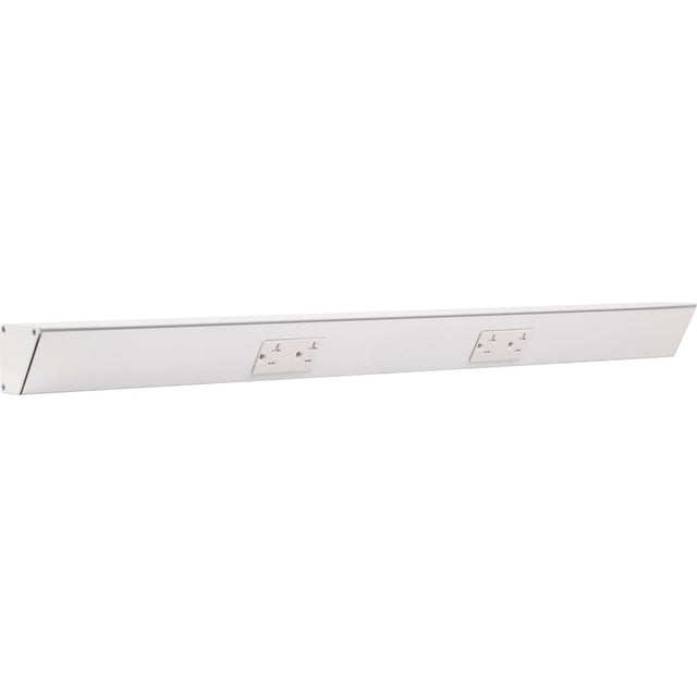 Task Lighting TR30-2WD-P-WT white angle power strip
