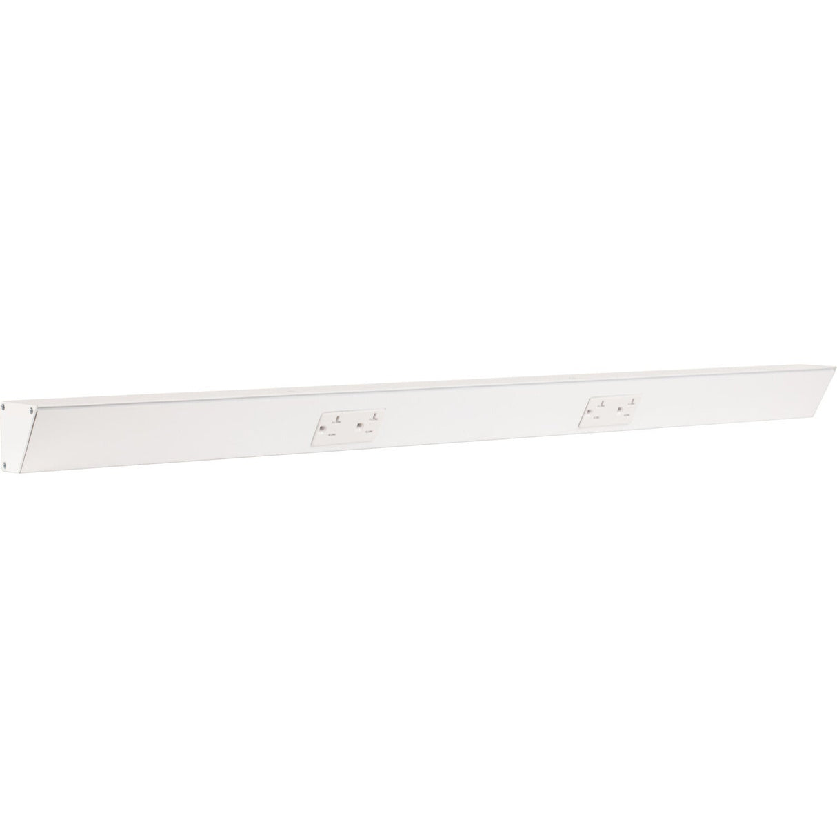 Task Lighting TR36-2WD-P-WT white angle power strip