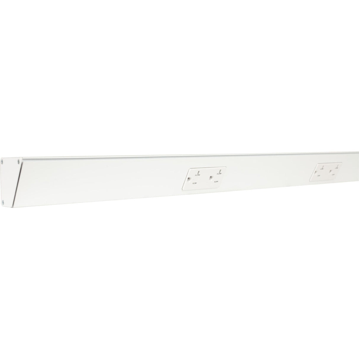 Task Lighting TR42-3WD-P-WT white angle power strip
