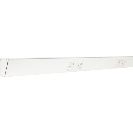 Task Lighting TR72-4WD-P-WT white angle power strip