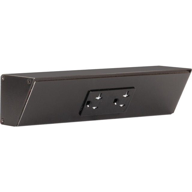 Task Lighting TR9-1BD-P-BK black angle power strip