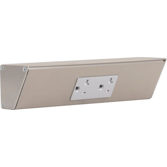 Task Lighting TR9-1GD-P-SN satin nickel angle power strip