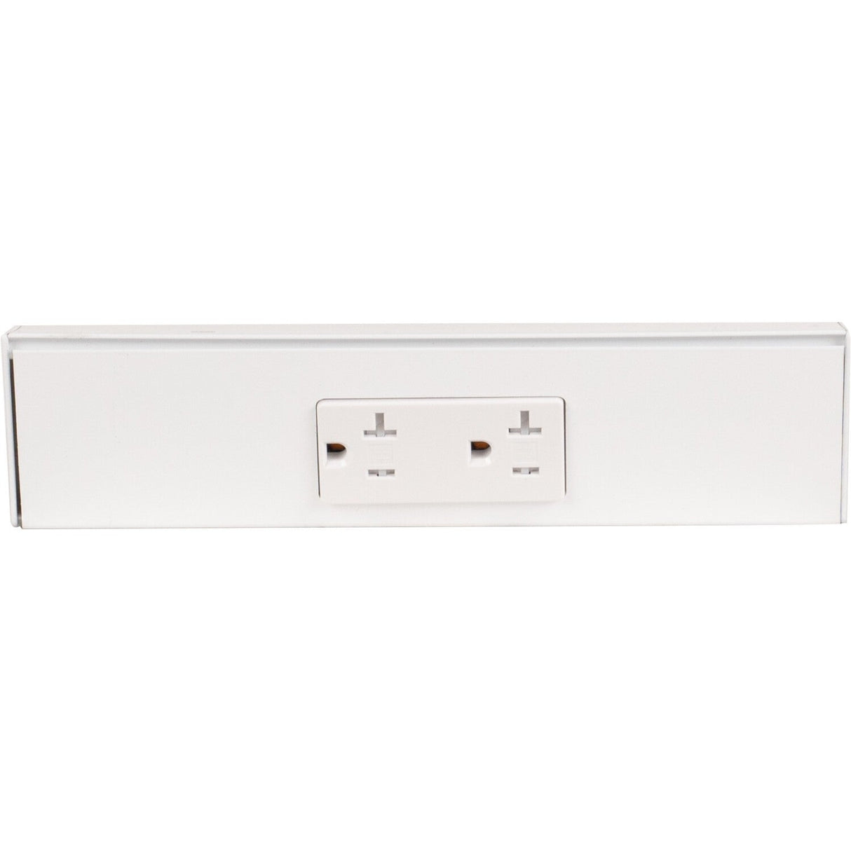 Task Lighting TR9-1WD-P-WT 9" White TR Angle Power Strip