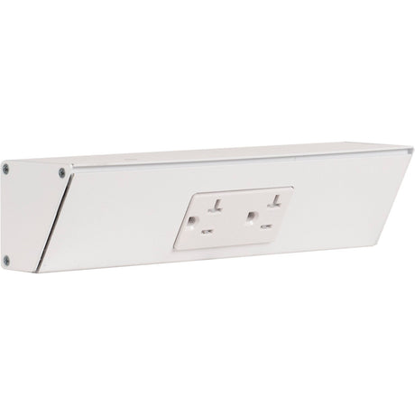 Task Lighting TR9-1WD-P-WT white angle power strip