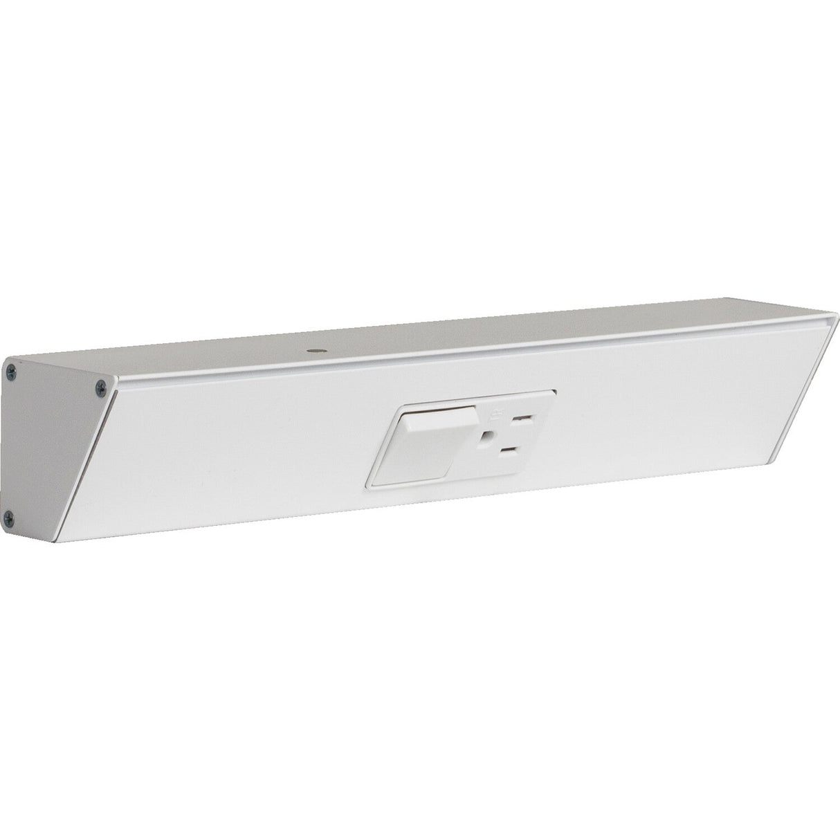 Task Lighting TRS12-1W-WT white angle power strip