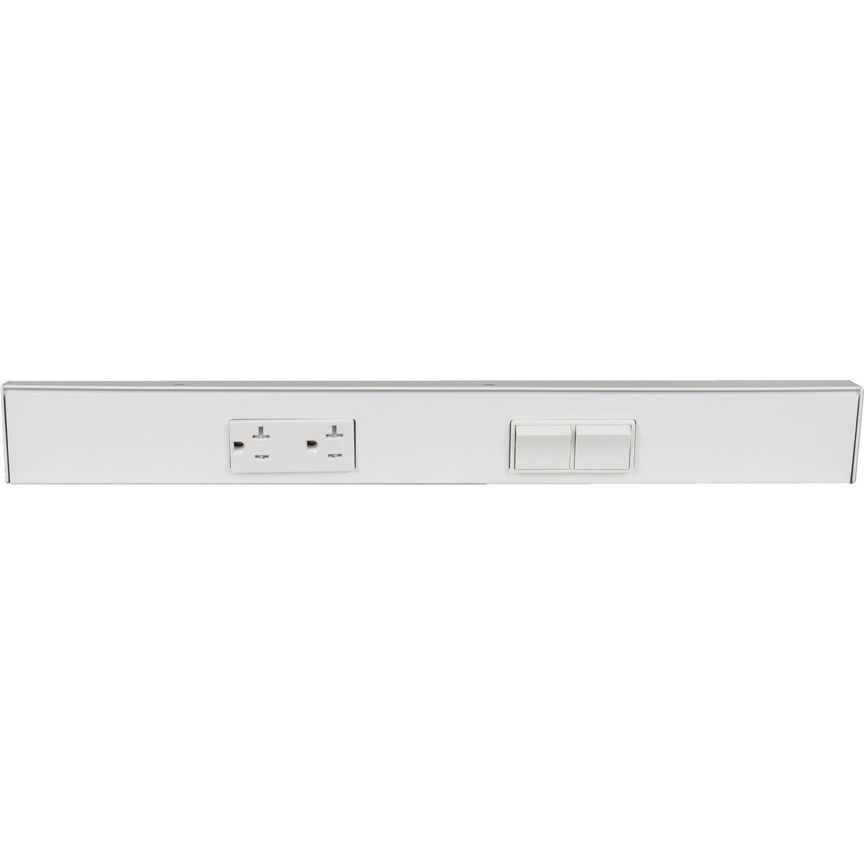 Task Lighting TRS18-2W-WT-RS angle power strip