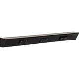 Task Lighting TRS24-3B-BK-RS black angle power strip