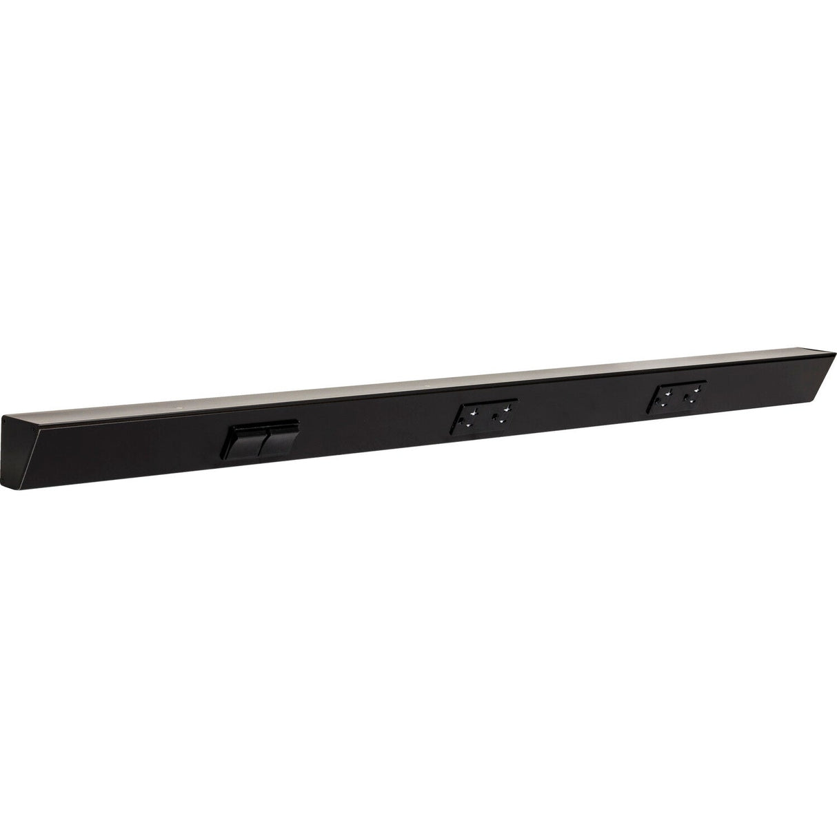 Task Lighting TRS36-3B-BK-LS black angle power strip