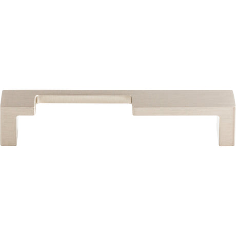 Top Knobs TK256BSN Modern Metro Notch Pull A 5" Center to Center Bar Pull Brushed Satin Nickel