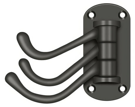 Deltana TSH40U10B swivel hook in satin nickel, additional view