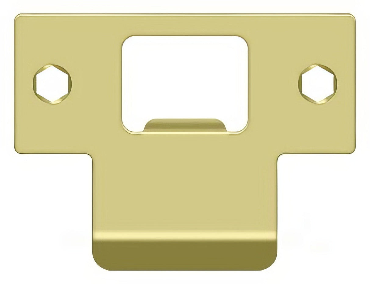 Deltana TSPE200U3 polished brass t strike plate