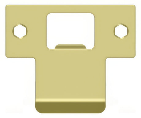 Deltana TSPE225U3 polished brass t strike plate