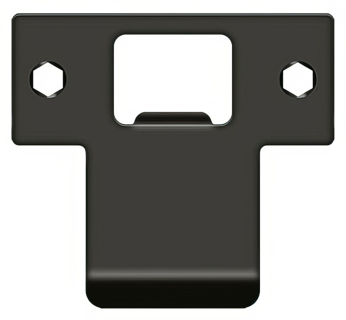 Deltana TSPE250U10B oil rubbed bronze t strike plate