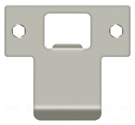 Deltana TSPE250U15 t-strike plate in satin stainless, additional view