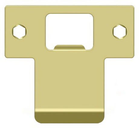 Deltana TSPE250U3 polished brass t strike plate