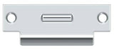 Deltana TSRCA4875U26 polished chrome roller catch