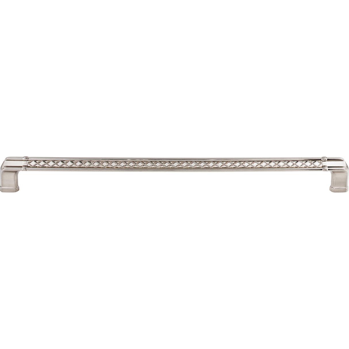 Top Knobs TK207BSN Tower Bridge 12" Center to Center Bar Pull Brushed Satin Nickel