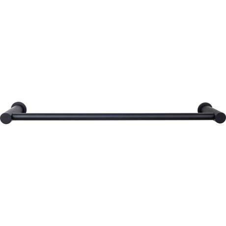 Top Knobs HOP8BLK TOP BATH (R) Hopewell Bath Single 25 1/2" Wall Mounted Towel Bar Flat Black