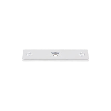 Top Knobs TK741PC Channing Knob Backplate Polished Chrome