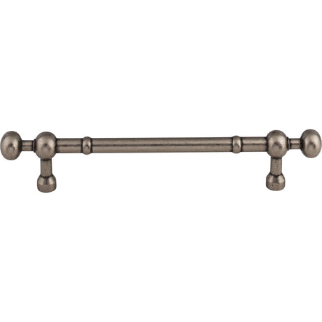 Top Knobs M834-7 Somerset Weston 7" Center to Center Bar Pull Pewter Antique