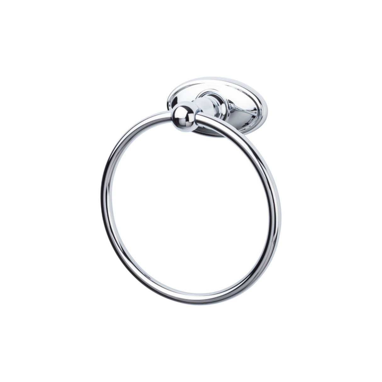 Top Knobs ED5PCC TOP BATH (R) Edwardian Bath Towel Ring Polished Chrome