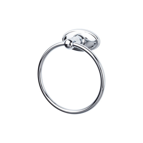 Top Knobs ED5PCC TOP BATH (R) Edwardian Bath Towel Ring Polished Chrome