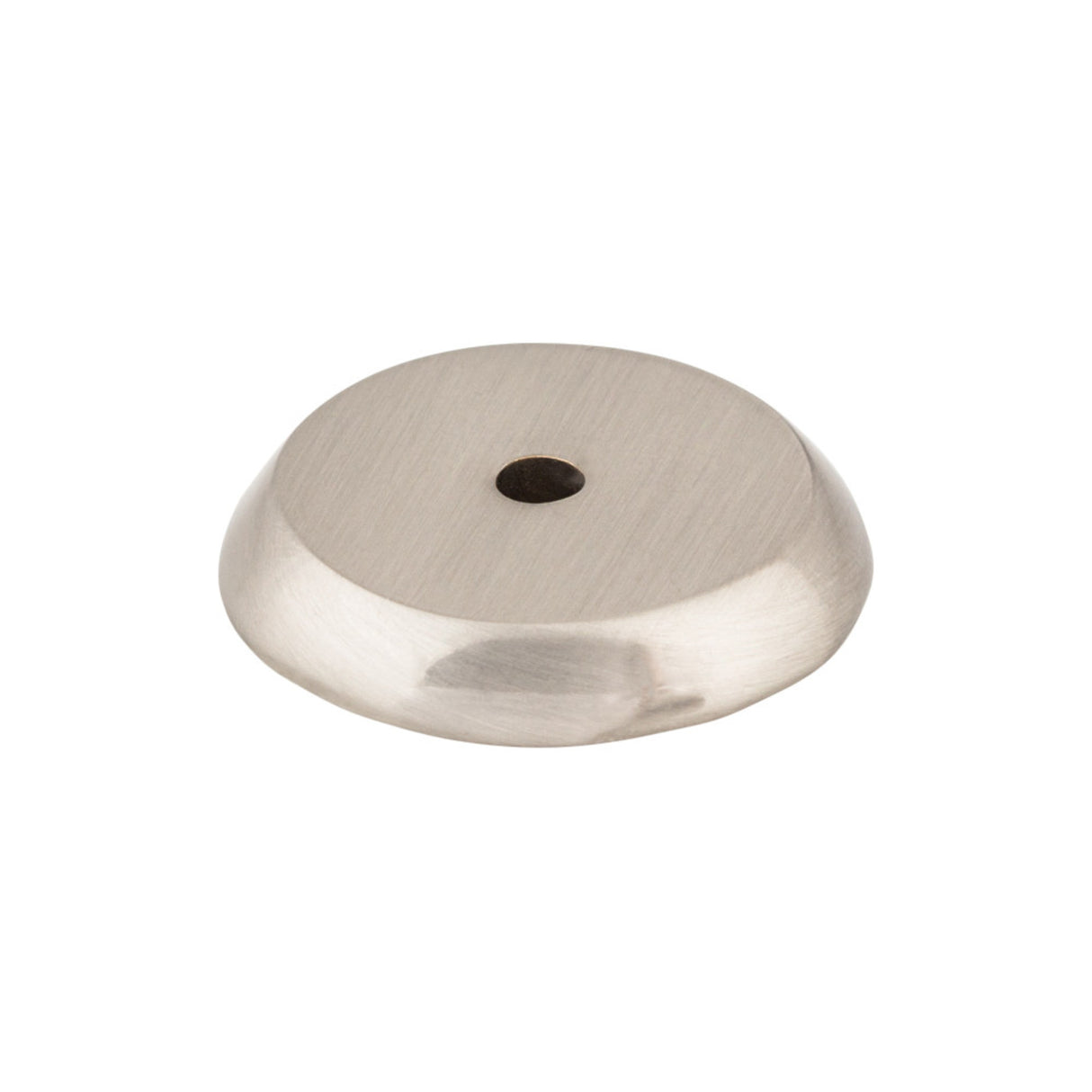 Top Knobs M2026 Aspen II Round Knob Backplate Brushed Satin Nickel