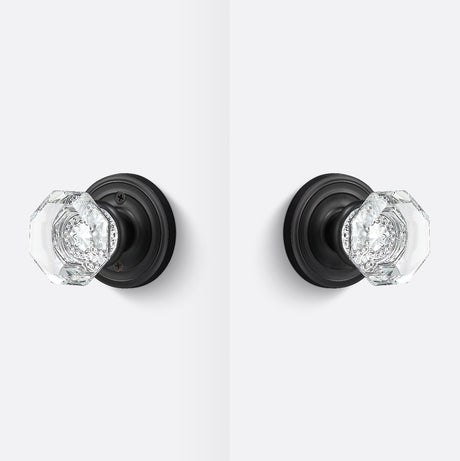 Sure-Loc TY101 FBL flat black passage door knob
