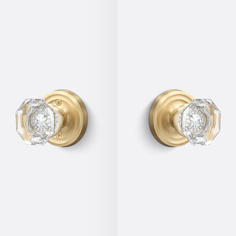 Sure-Loc TY101 SB satin brass passage door knob