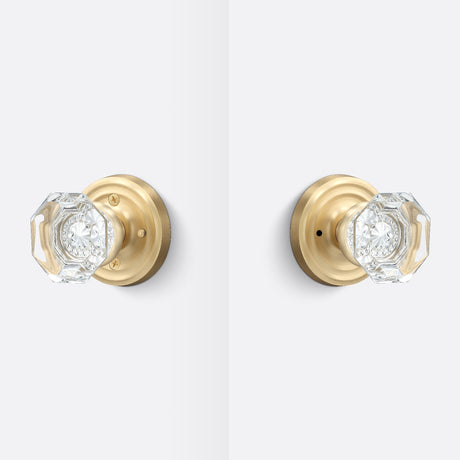 Sure-Loc TY102 SB satin brass privacy door knob