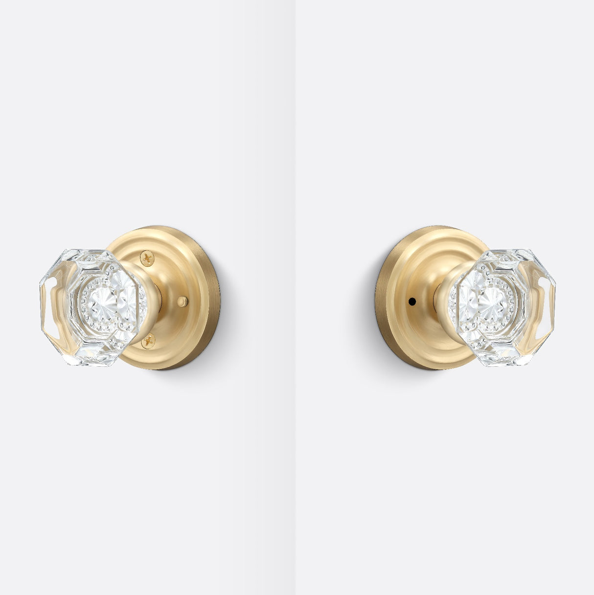 Sure-Loc TY102 SB satin brass privacy door knob