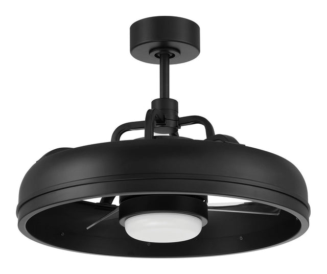 Craftmade TYL24FB3 flat black ceiling fan blades included