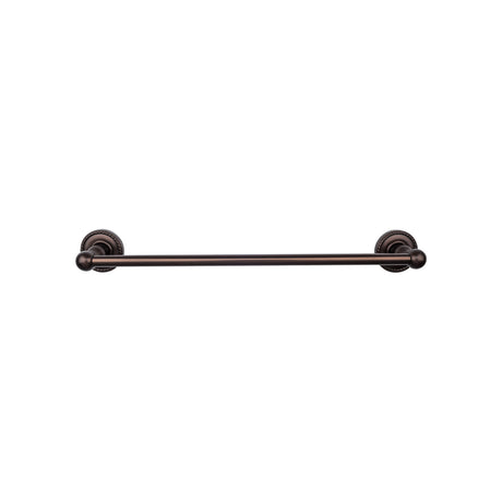 Top Knobs ED8ORBF TOP BATH (R) Edwardian Bath Single 26 1/2" Wall Mounted Towel Bar Oil Rubbed Bronze