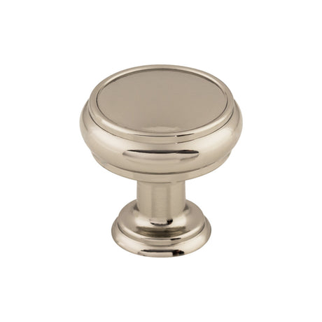 Top Knobs TK831PN Eden 1 3/16" Diameter Round Knob Polished Nickel