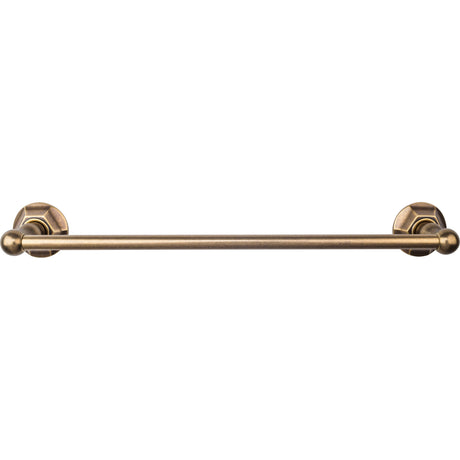 Top Knobs ED6GBZB TOP BATH (R) Edwardian Bath Single 20 1/2" Wall Mounted Towel Bar German Bronze