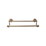 Top Knobs ED9GBZB TOP BATH (R) Edwardian Bath Double 26 1/2" Wall Mounted Towel Bar German Bronze