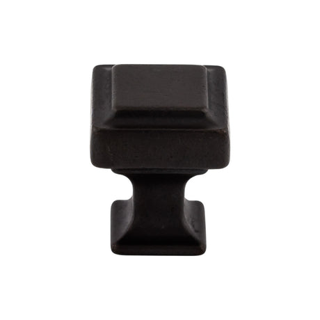 Top Knobs TK700SAB Ascendra 1" Length Square Knob Sable