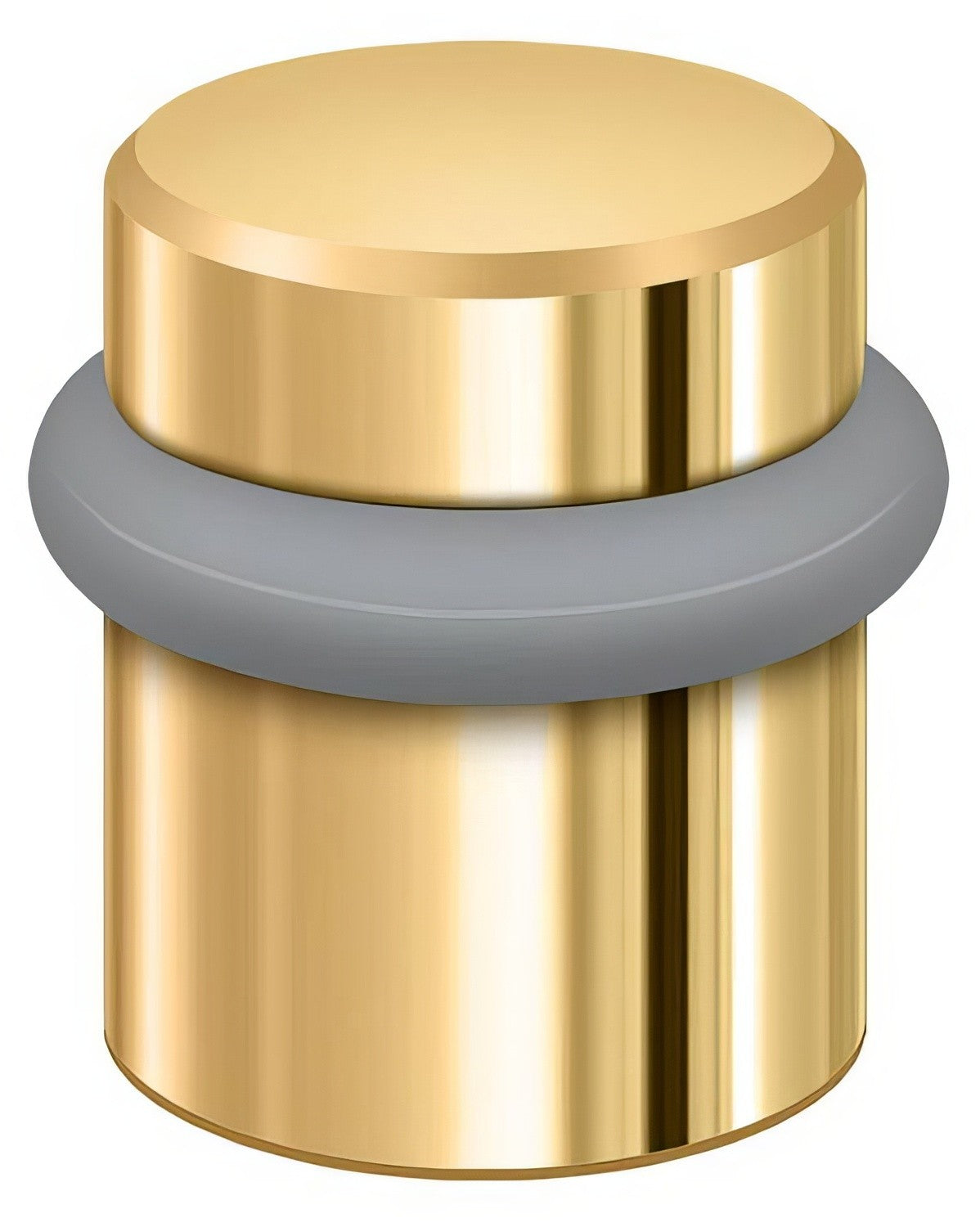 Deltana UFB4505CR003 lifetime polished brass floor bumper