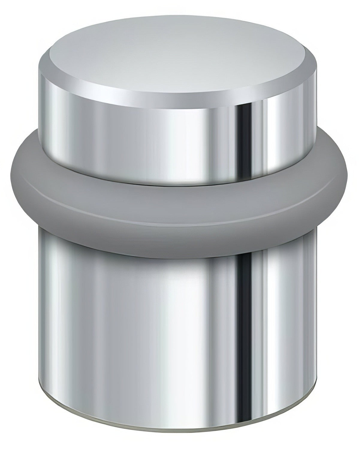 Deltana UFB4505U26 polished chrome floor bumper