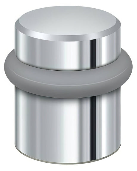 Deltana UFB4505U26 polished chrome floor bumper