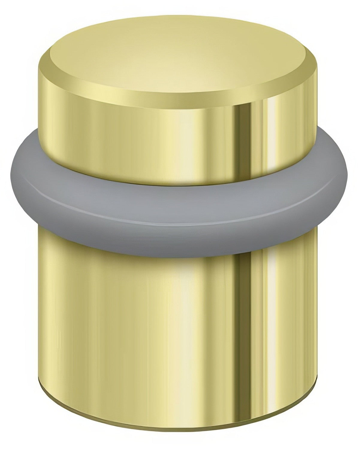 Deltana UFB4505U3 polished brass floor bumper