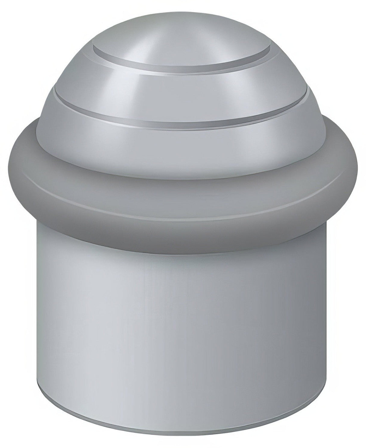 Deltana UFBD4505U26D brushed chrome floor bumper