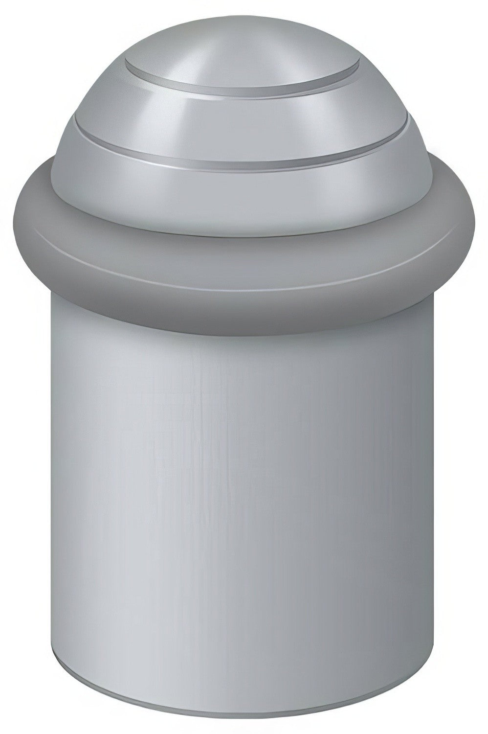 Deltana UFBD5000U26D brushed chrome floor bumper