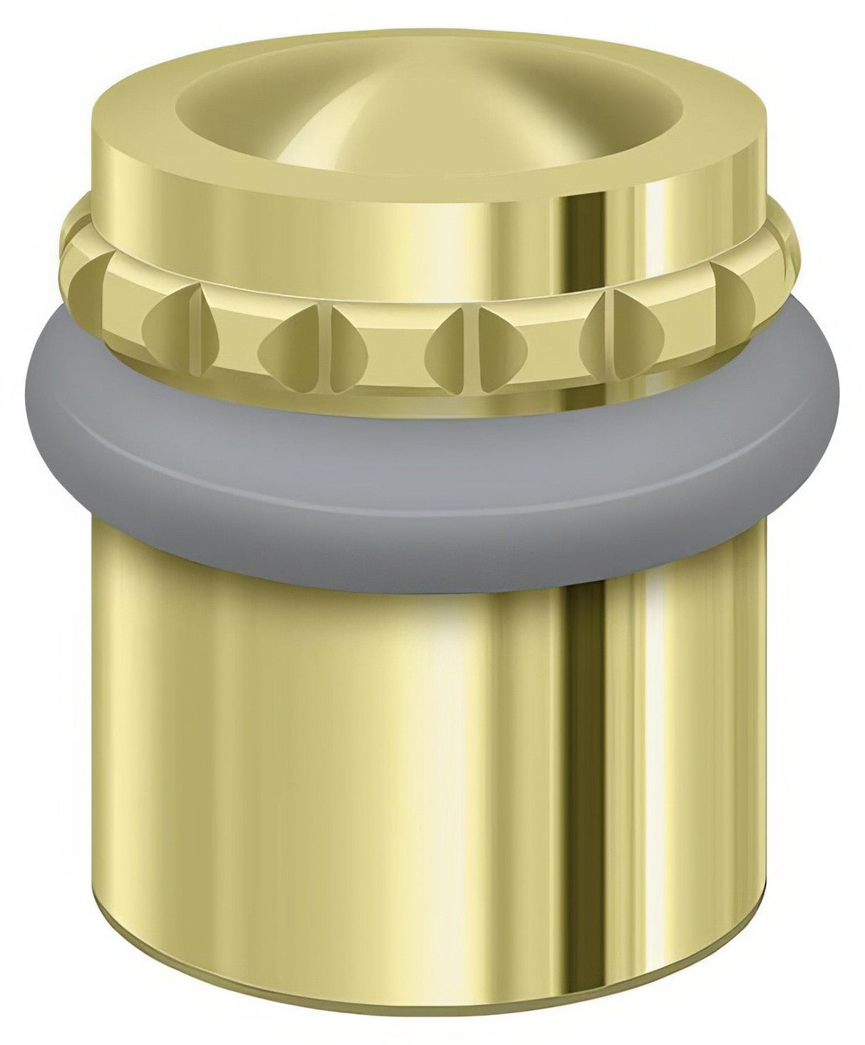 Deltana UFBP4505U3 polished brass floor bumper