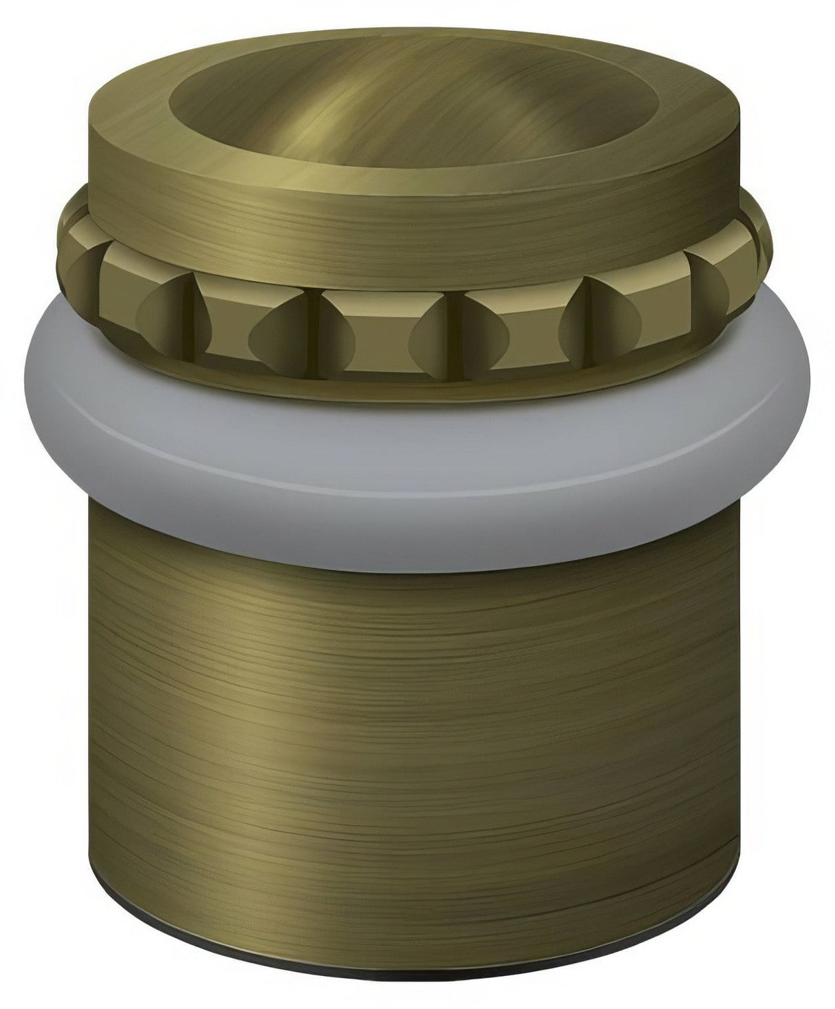 Deltana UFBP4505U5 antique brass floor bumper