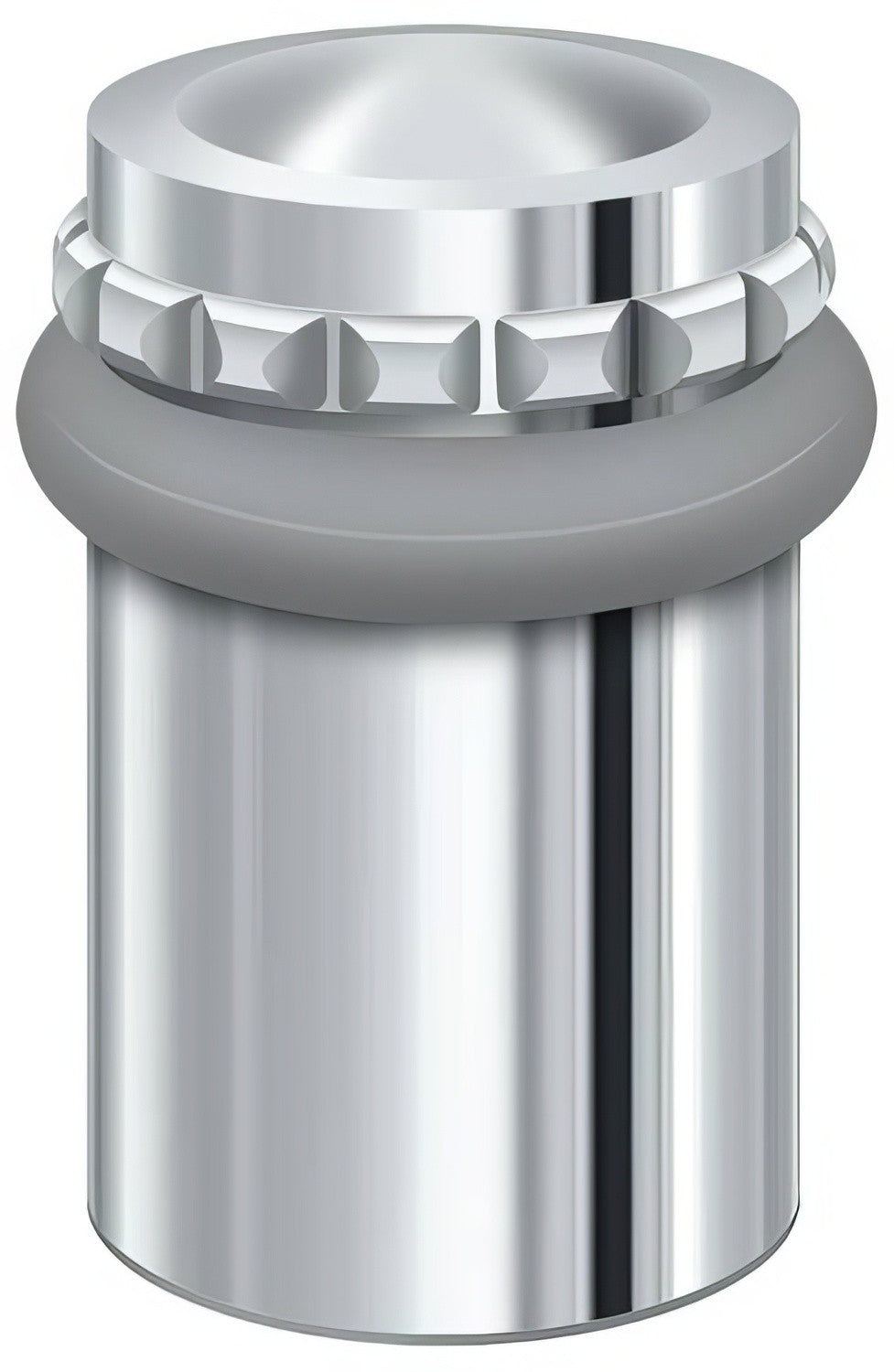 Deltana UFBP5000U26 polished chrome floor bumper