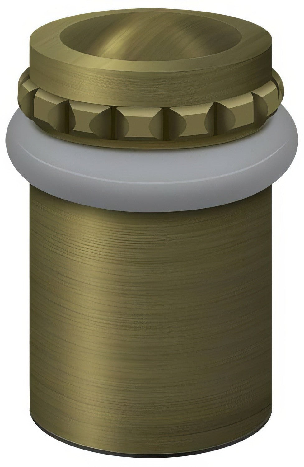 Deltana UFBP5000U5 antique brass floor bumper